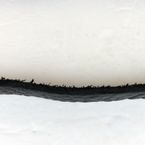 Black Pebbled Genuine Leather Grommet Belt Size 34 Narrow Punk Goth Y2K Rock Emo main image 5